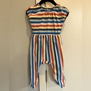 Tea Collection Elastic Capped Sleeve Romper